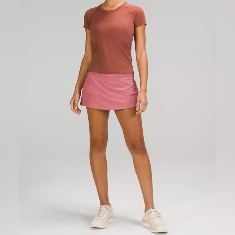 Lululemon Pace Rival Mid-Rise Skirt Brier Rose,‎ Size 8